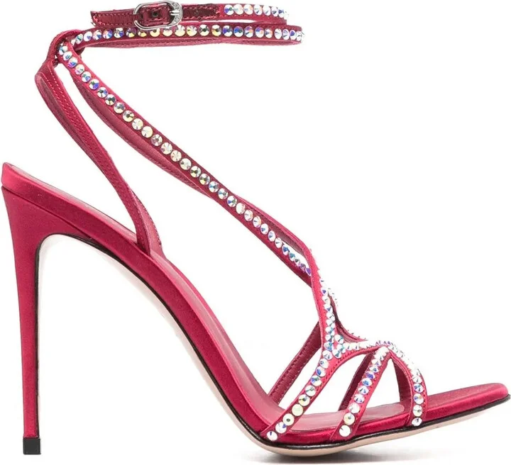 Belen 105mm crystal-embellished sandals