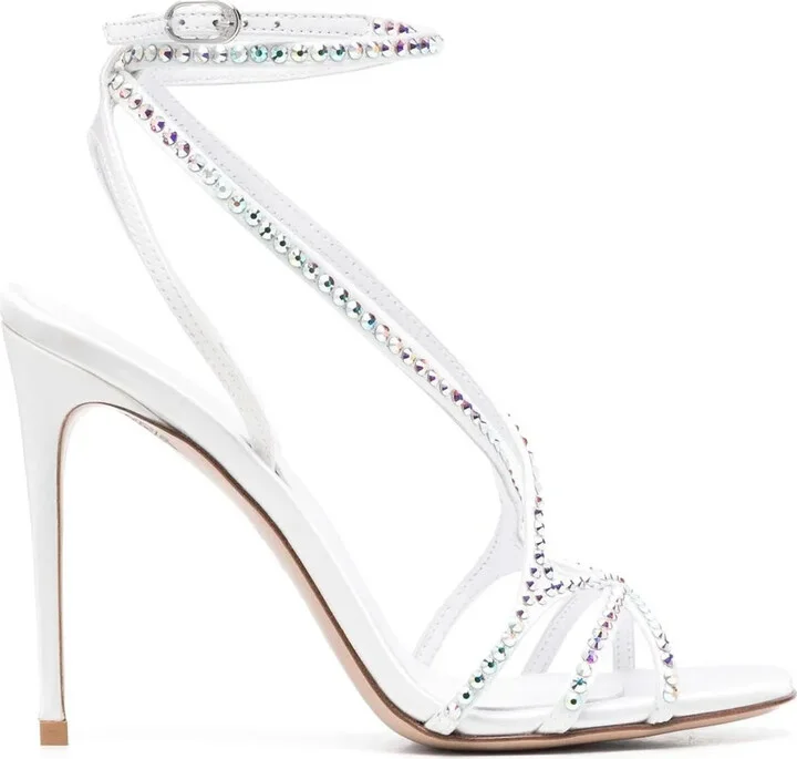 Belen 105mm crystal-embellished sandals