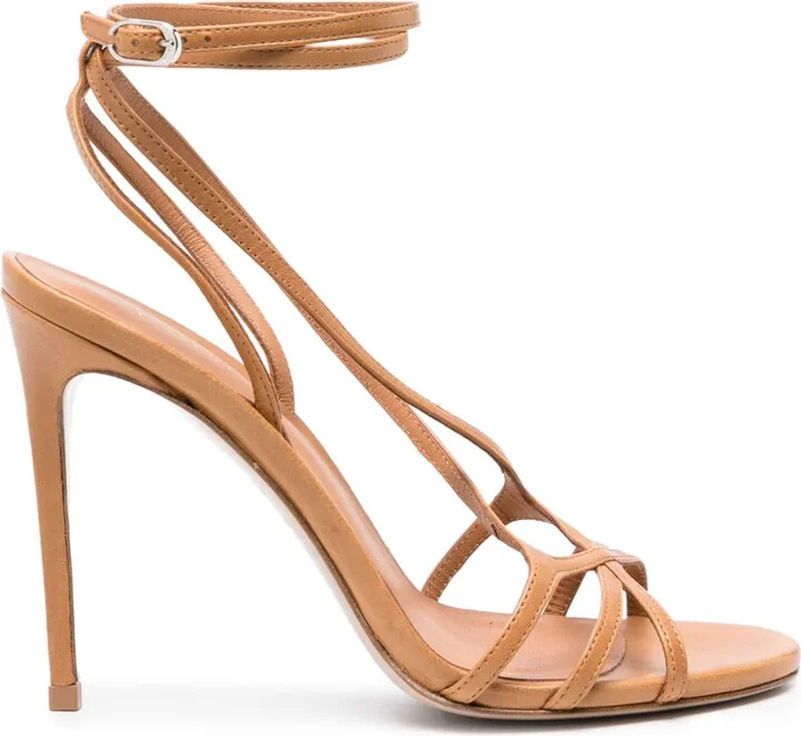 Belen 105mm leather sandals