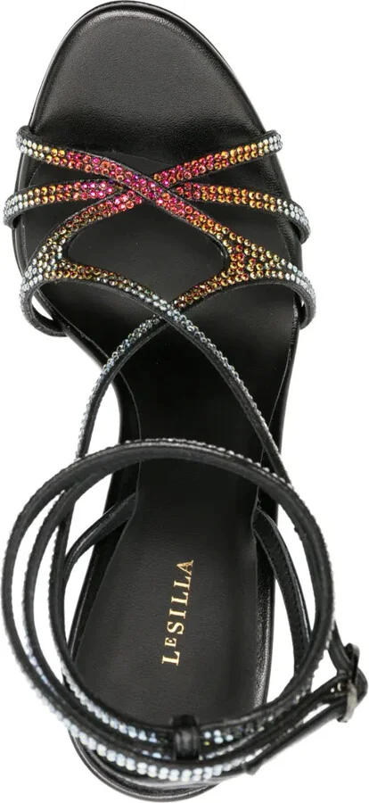 Belen 105mm rhinestone-embellished sandals - Image 4
