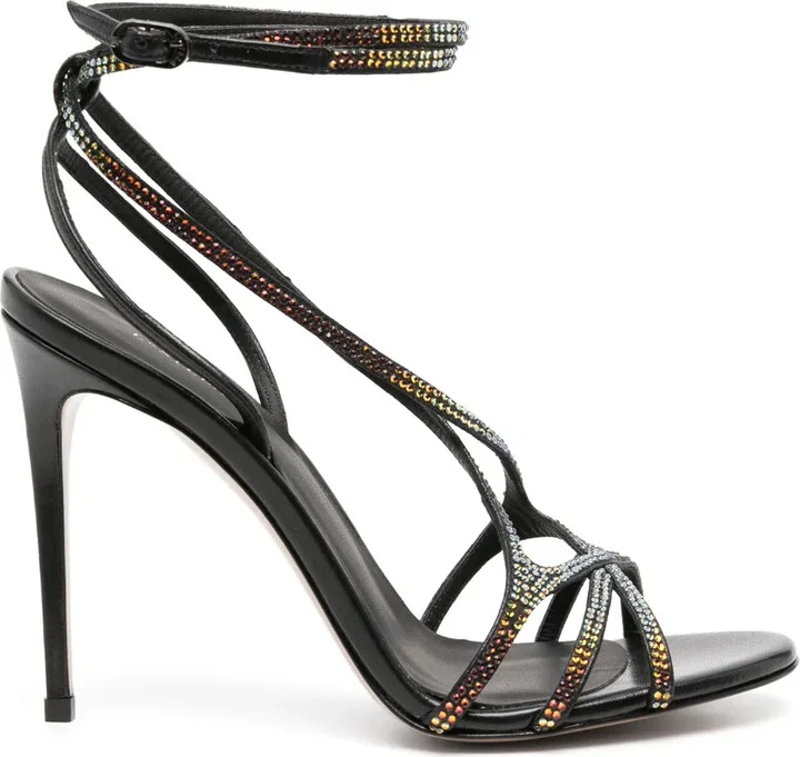 Belen 105mm rhinestone-embellished sandals