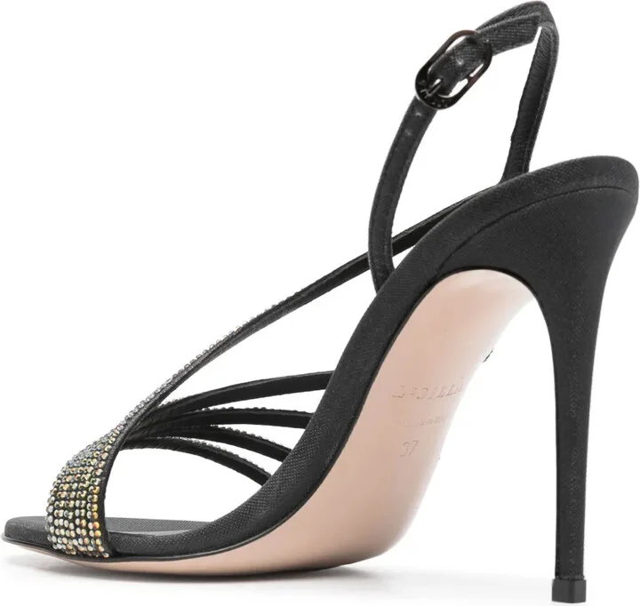 Belen 110mm leather sandals - Image 3