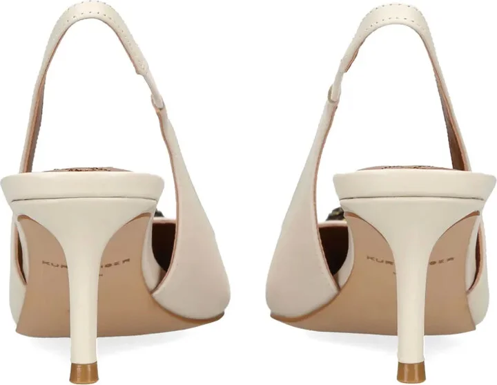 Belgravia 60mm leather pumps - Image 3