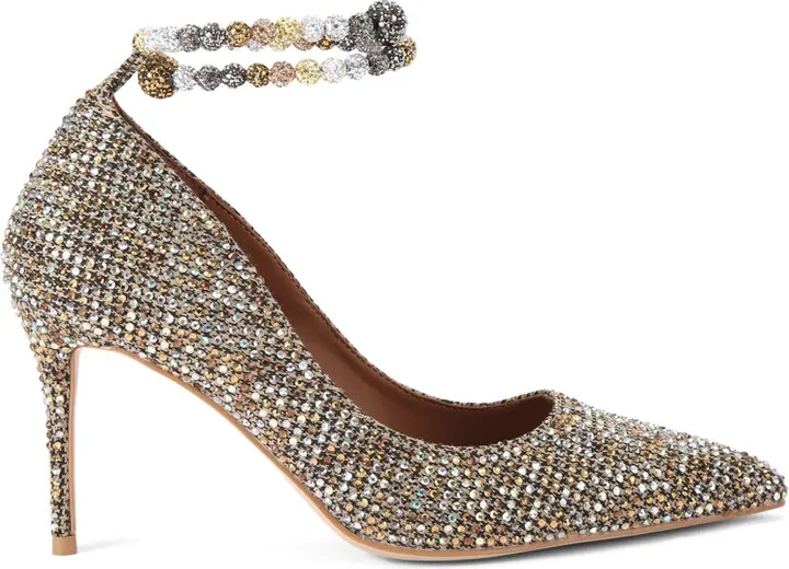 Belgravia crystal-embellished pumps