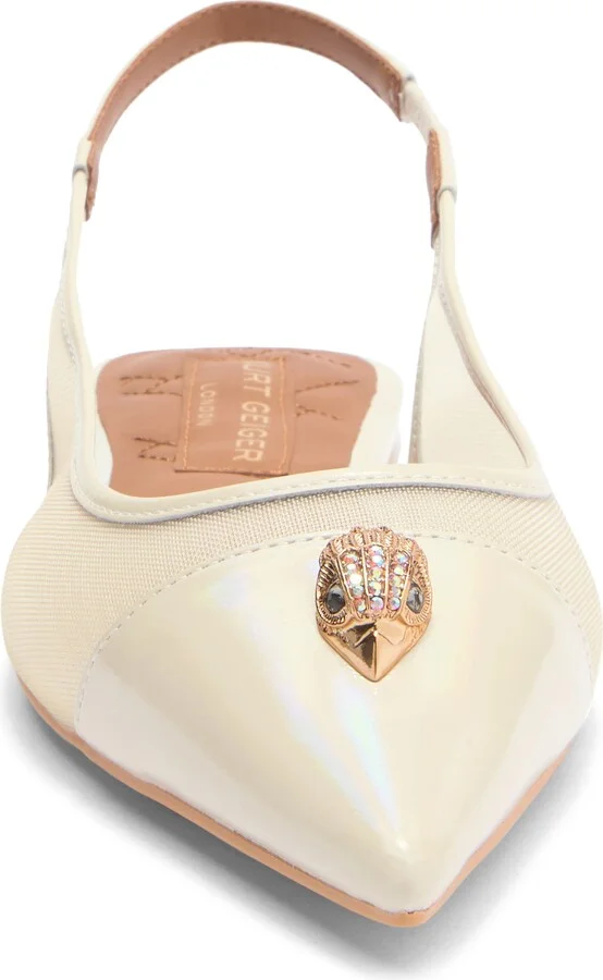 Belgravia Eagle Slingback Flat - Image 3