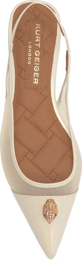 Belgravia Eagle Slingback Flat - Image 5
