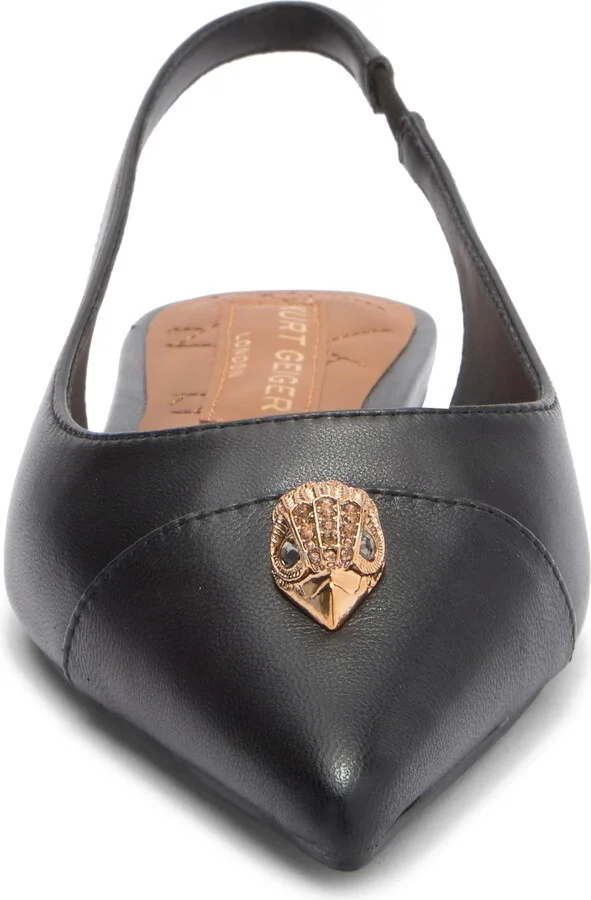 Belgravia Eagle Slingback Flat - Image 3