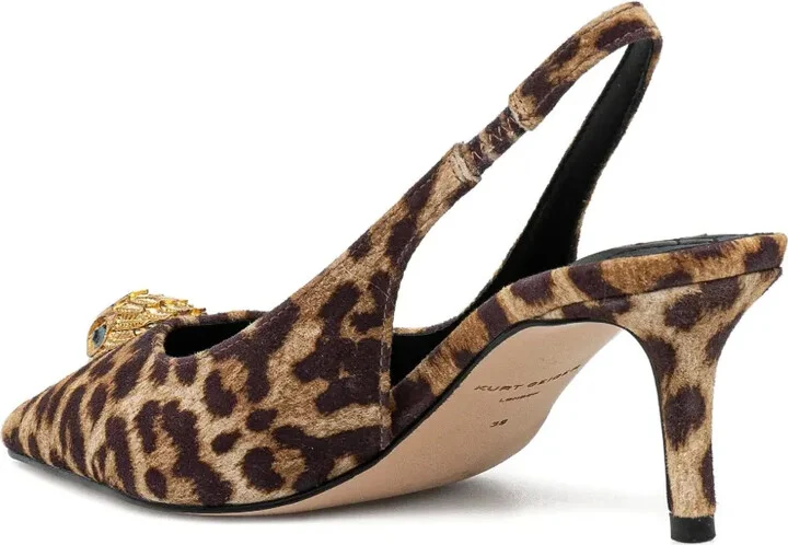 Belgravia leopard-print slingback pumps - Image 3