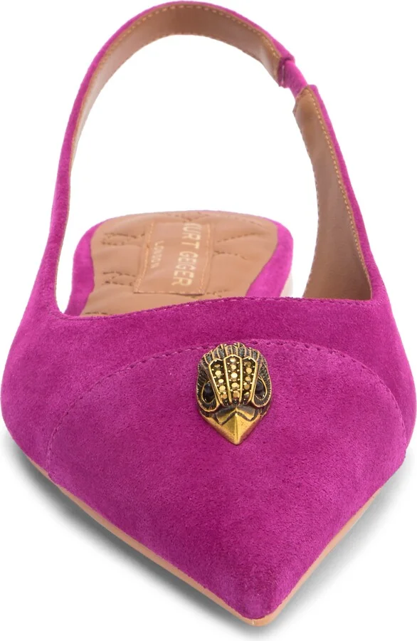 Belgravia Small Eagle Slingback Flat - Image 3