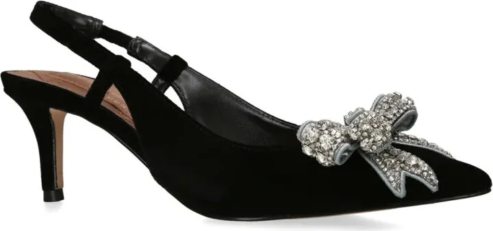 Belgravia velvet slingback pumps - Image 2