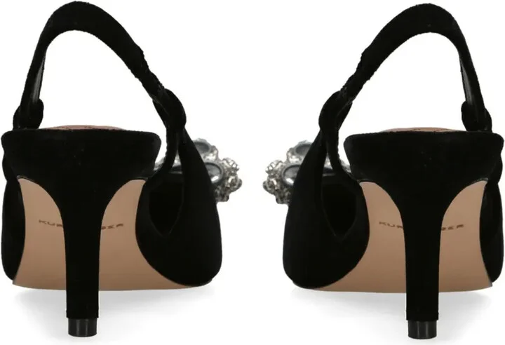 Belgravia velvet slingback pumps - Image 3