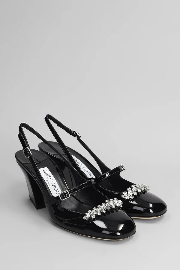 Belinda 70 Pumps In Black Patent Leather - Image 2