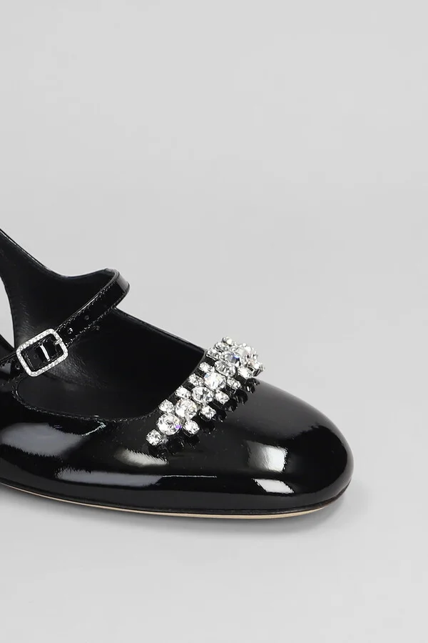Belinda 70 Pumps In Black Patent Leather - Image 5