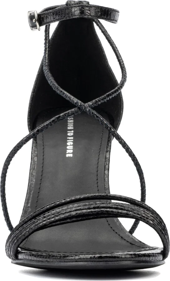 Belinda Reptile Embossed Sandal - Wide Width - Image 2