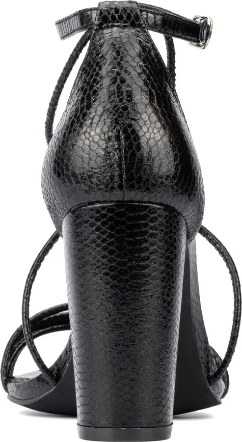 Belinda Reptile Embossed Sandal - Wide Width - Image 3