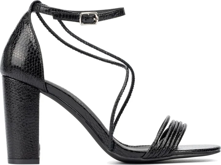 Belinda Reptile Embossed Sandal - Wide Width - Image 4