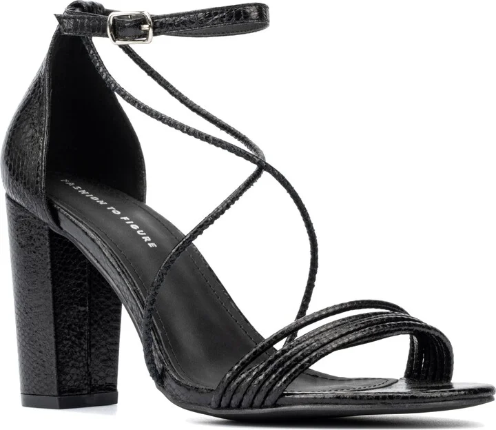 Belinda Reptile Embossed Sandal - Wide Width