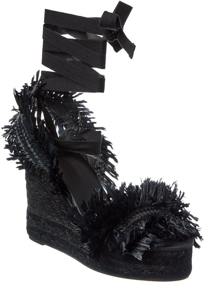 Belisa Raffia Wedge Sandal