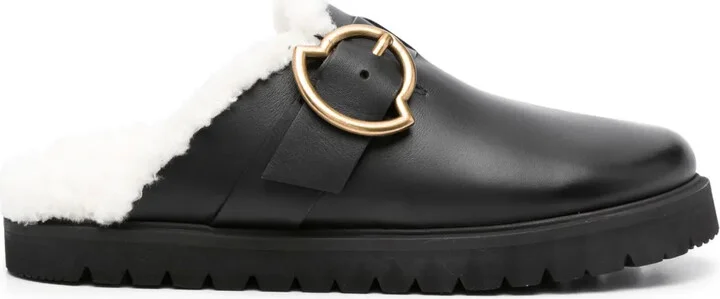 Bell leather mules