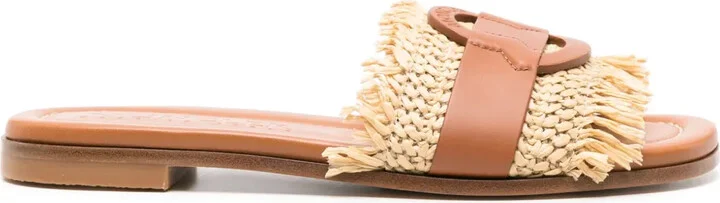 Bell leather slides