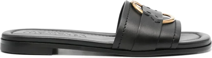 Bell leather slides