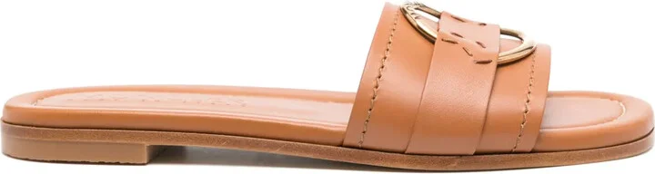 Bell leather slides