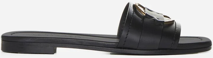 Bell Leather Slides
