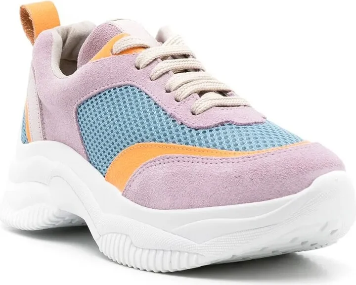 Bell panelled low-top sneakers - Image 2
