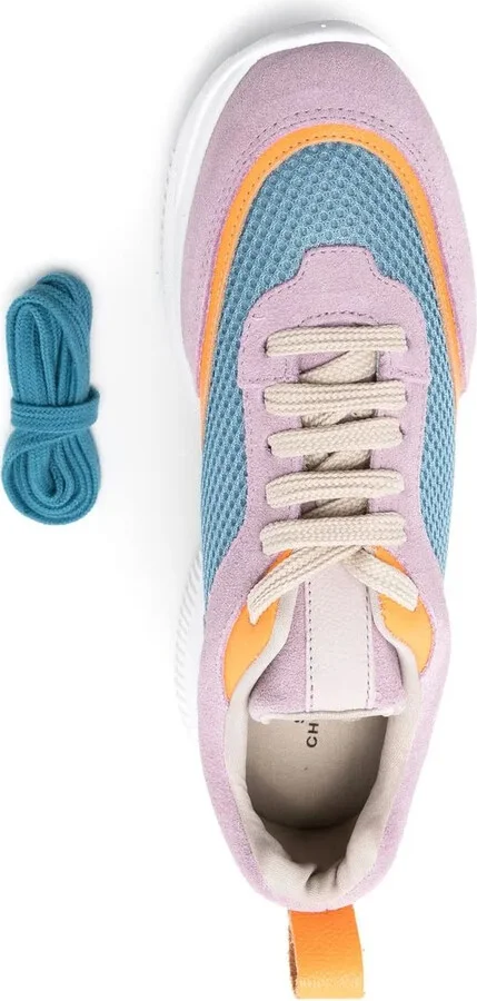 Bell panelled low-top sneakers - Image 4
