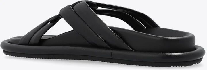 Bell Smooth Leather Slides - Image 2