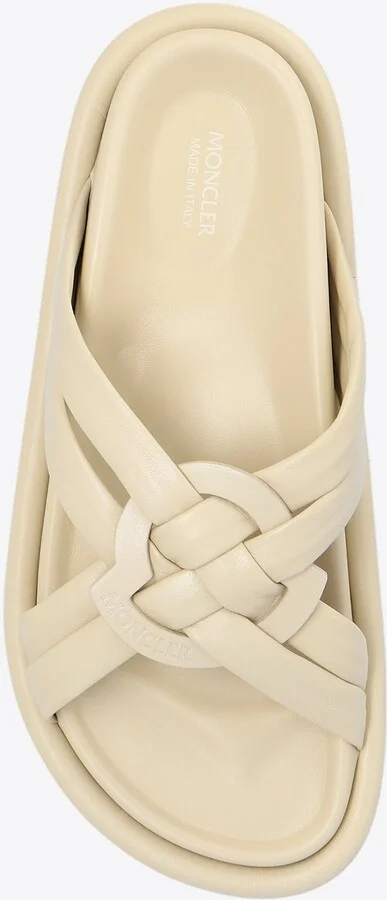Bell Smooth Leather Slides - Image 3