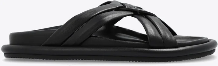 Bell Smooth Leather Slides