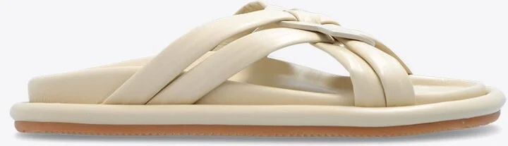 Bell Smooth Leather Slides