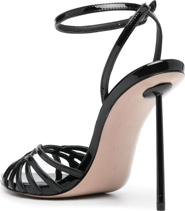 Bella 115mm leather sandals - Image 3