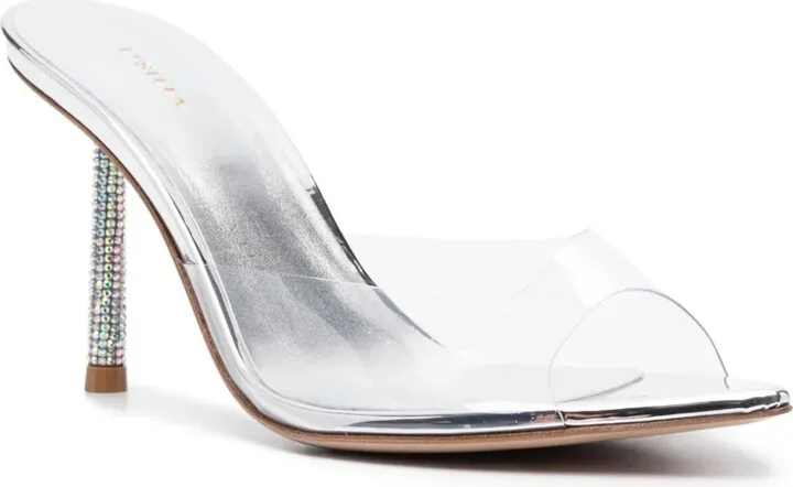 Bella 120mm crystal-embellished sandals - Image 2