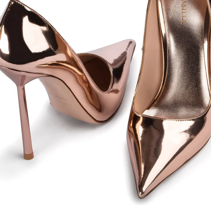 Bella 120mm leather pumps - Image 4