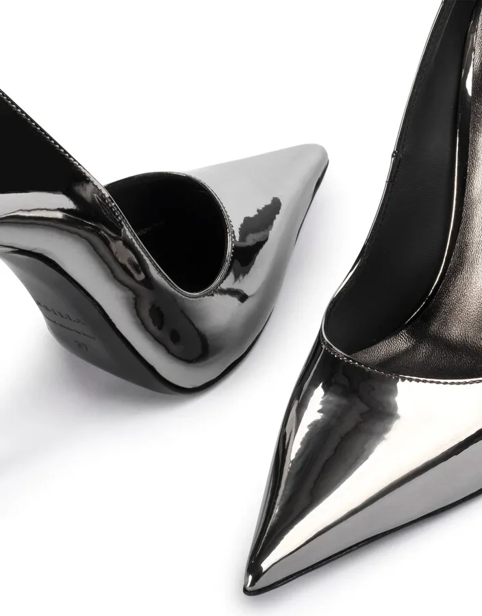 Bella 120mm leather pumps - Image 4