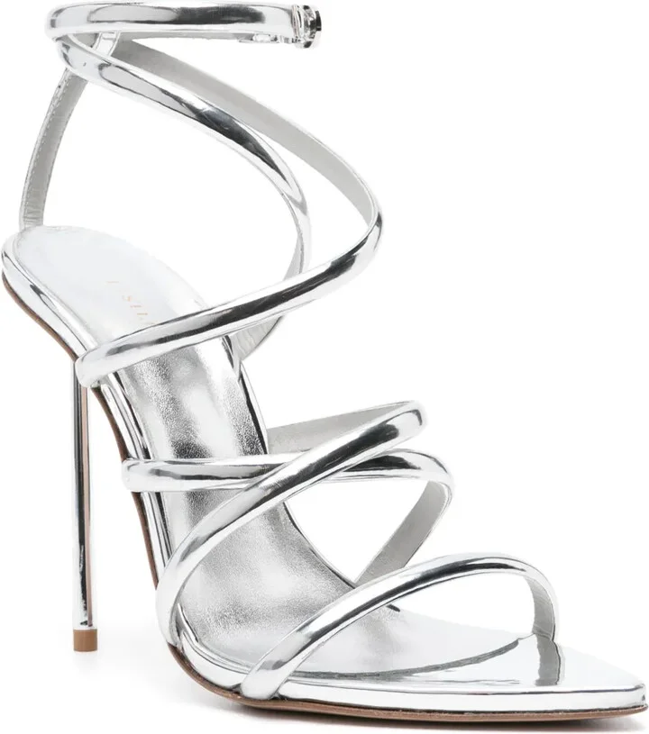 Bella 120mm metallic sandals - Image 2