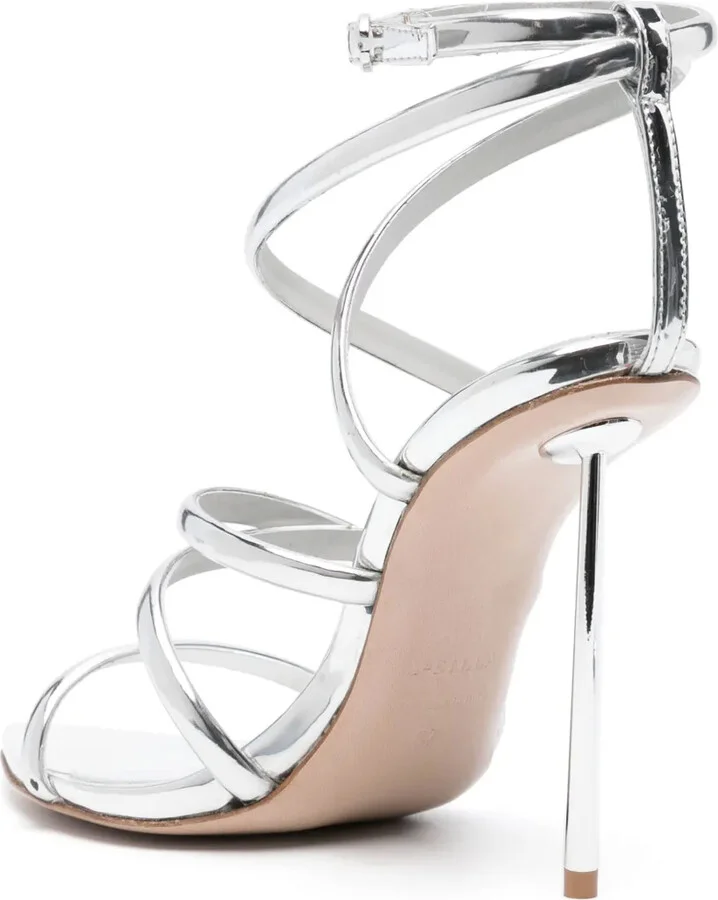 Bella 120mm metallic sandals - Image 3