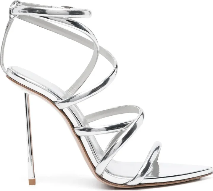 Bella 120mm metallic sandals