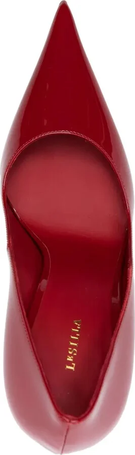 Bella 120mm patent-finish leather pumps - Image 4