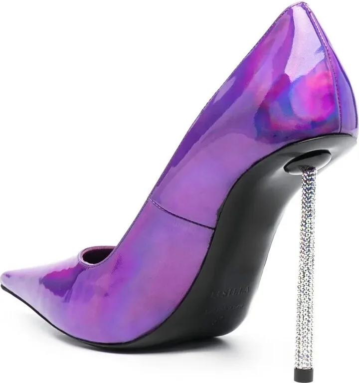 Bella 120mm patent-leather pumps - Image 3