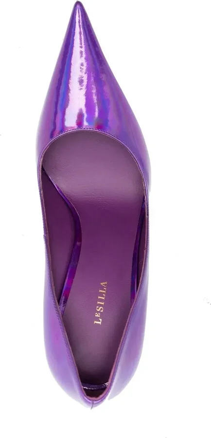 Bella 120mm patent-leather pumps - Image 4