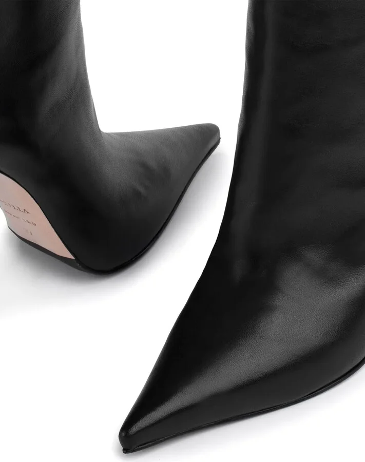 Bella 120mm pointed-toe leather boots - Image 4