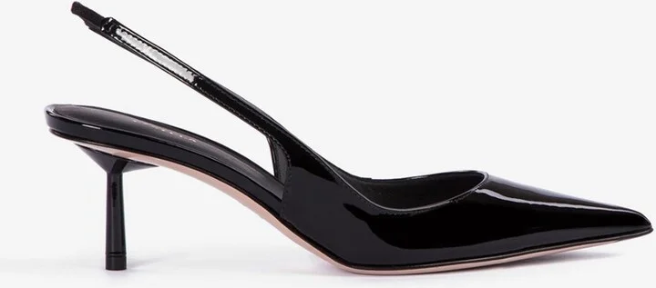 Bella 60 Patent Leather Slingback Pumps
