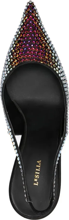 Bella 70mm crystal-embellished pumps - Image 4