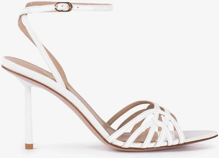 Bella 80 Leather Strappy Sandals