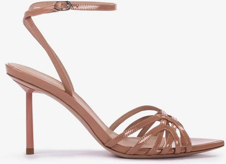 Bella 80 Patent-Leather Sandals
