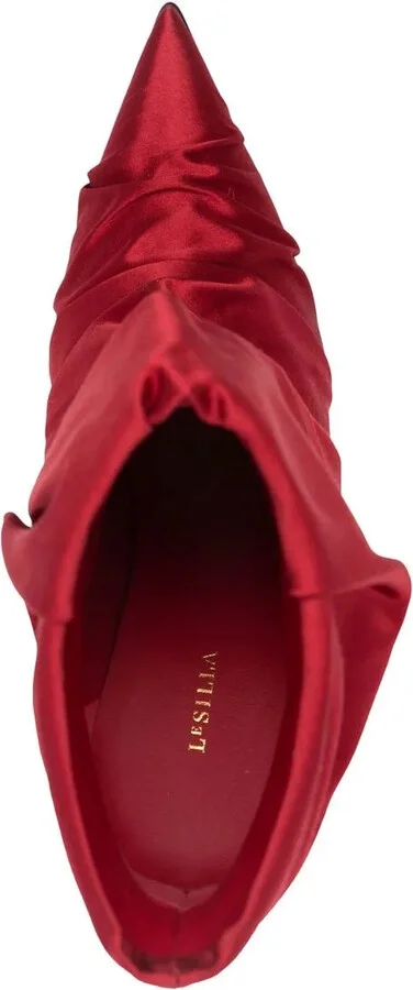 Bella 80mm ruched ankle boots - Image 4
