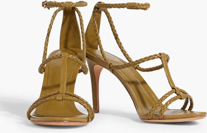 Bella 85 braided leather sandals - Image 2